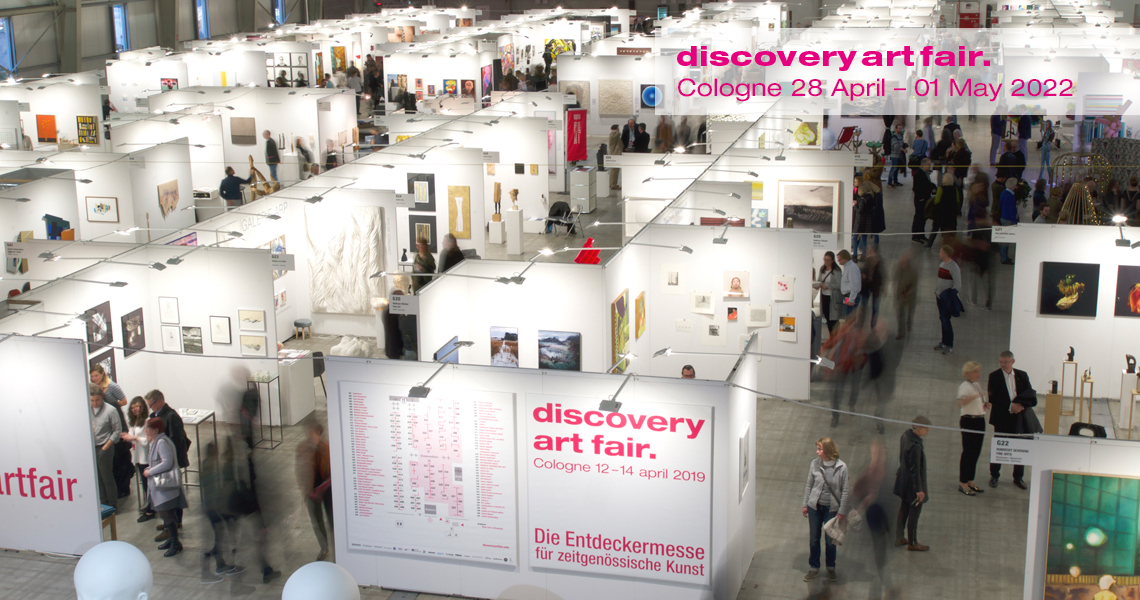 Kunstmesse Discovery Art Fair in Köln zeigt aufstrebende zeitgenössische Kunst von Galerien, Projekten und Einzelkünstlern.