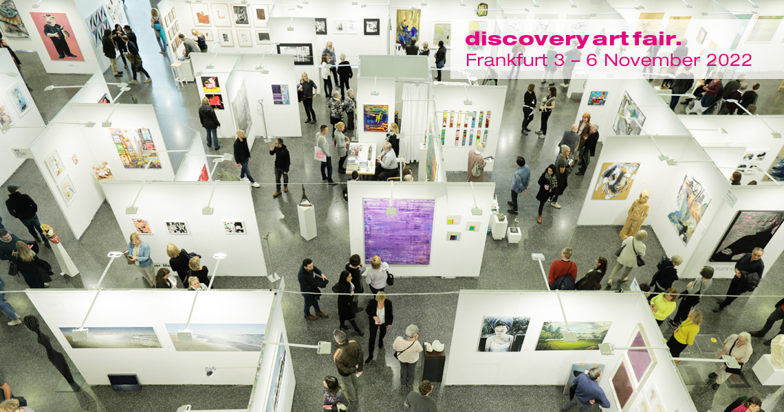 Als einzige Messe für zeitgenössische Kunst in der Rhein-Main-Region präsentiert die Discovery Art Fair nationale und internationale Galerien, Projekte und Künstler.