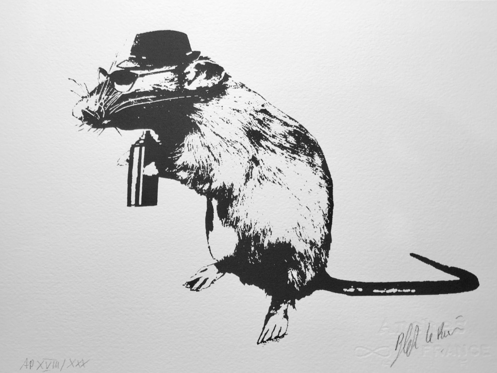 Blek Le Rat - The Street Artist's Paraphernalia, 2016, Artist Proof edition of 30