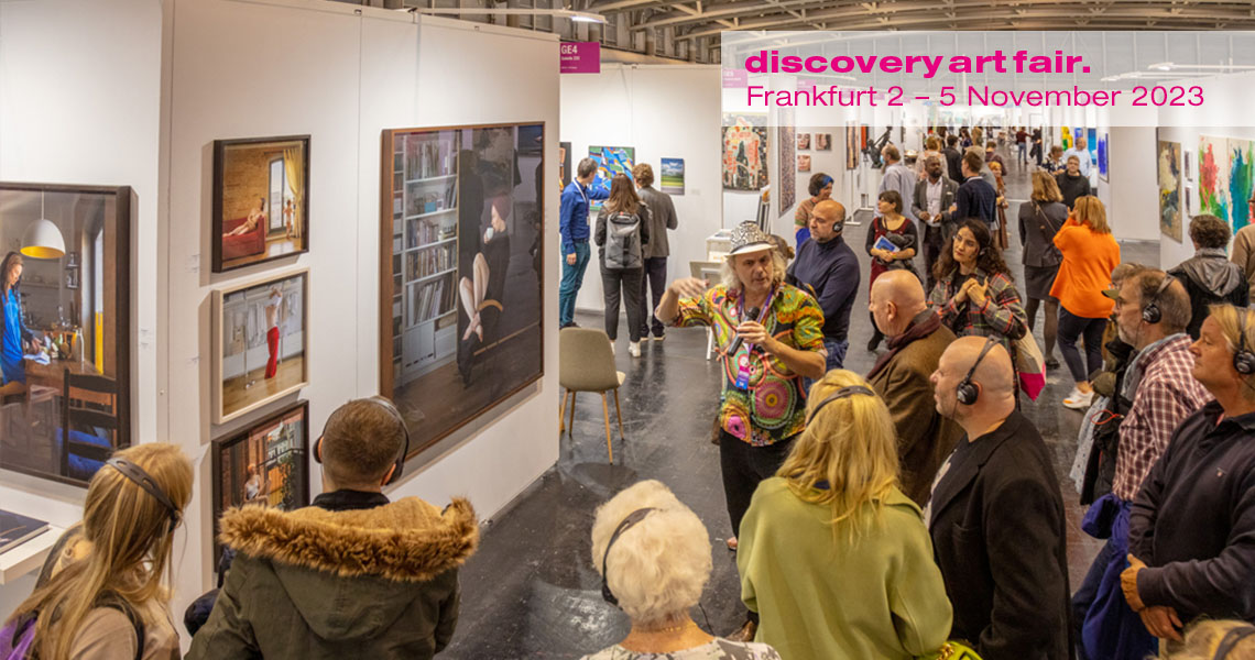The Discovery Art Fair Frankfurt annually shows current contemporary art to discover and buy. Art fans gather in Frankfurt every November to celebrate a festival of art.