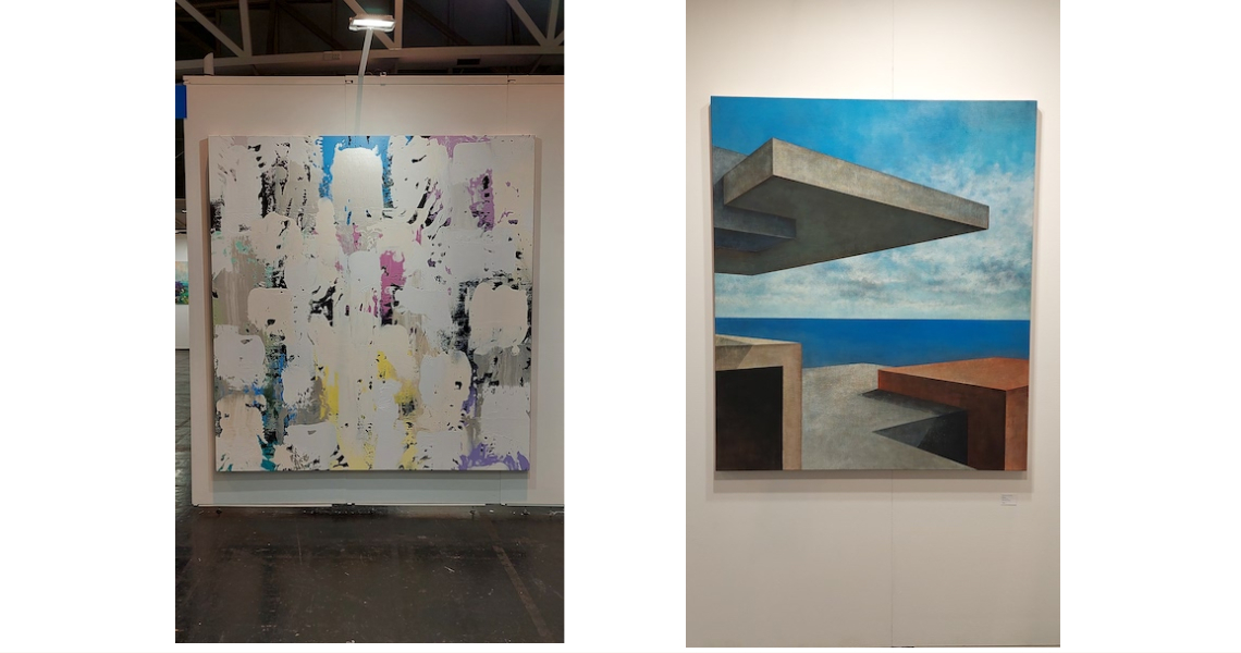Left: Prof. Dr Brigitte Witzer / Right: Johanna Jakowlew at 30works Galerie