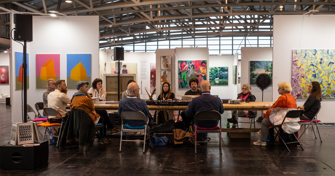exhibitor workshop Discovery Art Fair Frankfurt