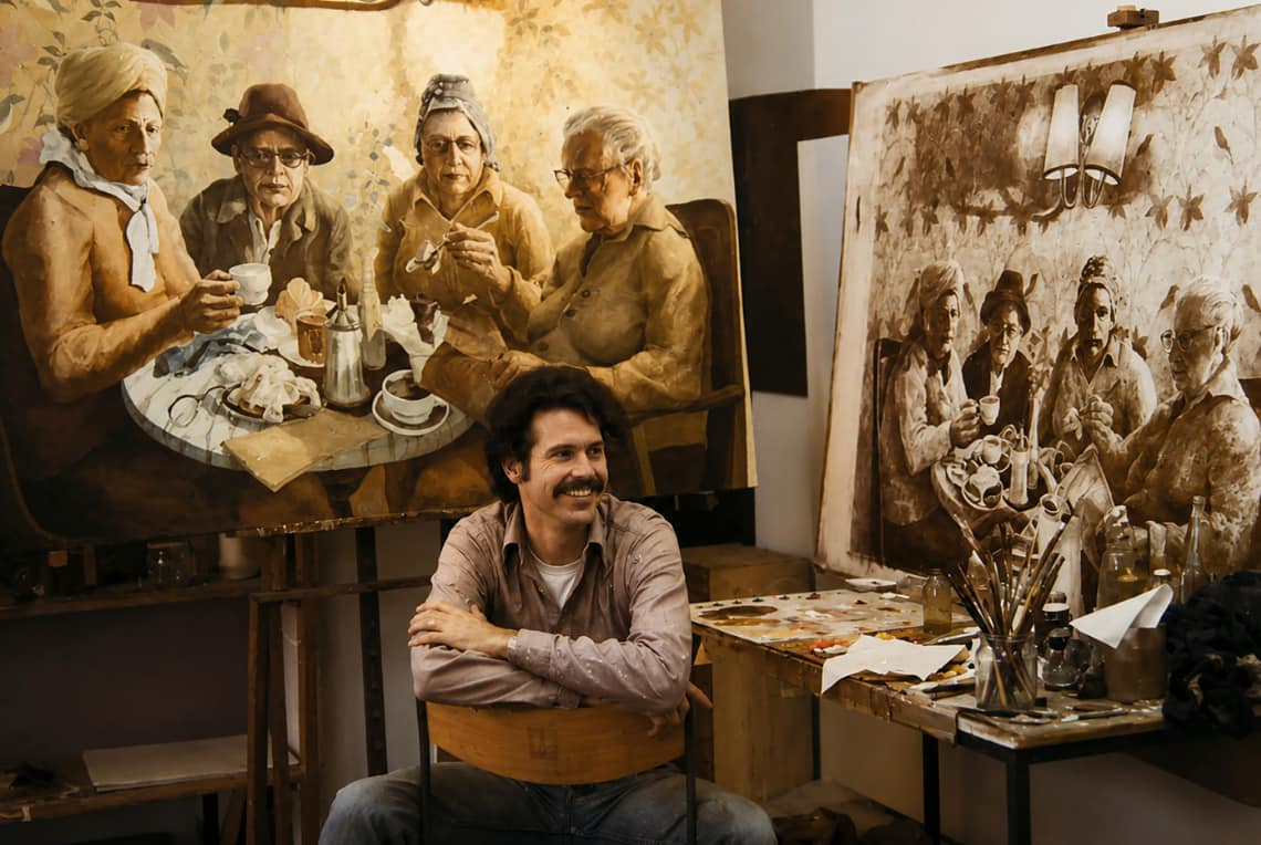 Glenn with Café Wagner 1979