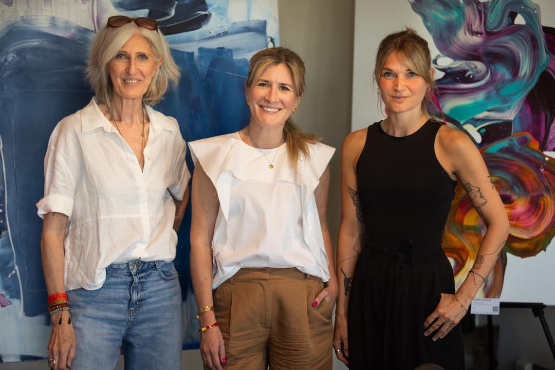 Marionk Gallery - Julia Marionk with Susanne Kirsch and Isabelle Breitkopf